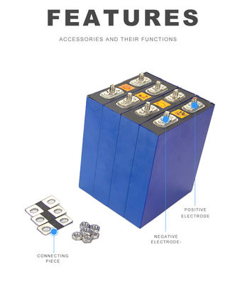 ce rohs onayı 3.2 V 100ah Lifepo4 Pil Hücresi / lfp araç aküsü