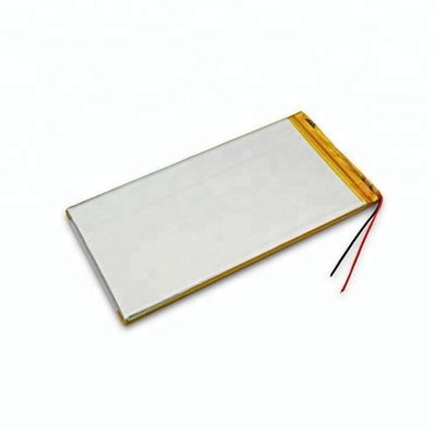 yoğunluk 3.7v 6500mah lityum iyon polimer li-polimer pil Döngü ömrü 500 Kez