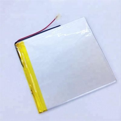 yoğunluk 3.7v 6500mah lityum iyon polimer li-polimer pil Döngü ömrü 500 Kez