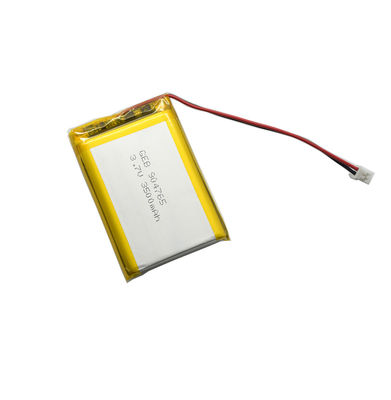 konektörlü şarj edilebilir 904765 li-polimer 3.7v 3500mAh lipo pil