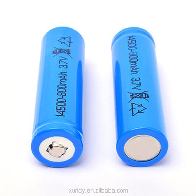 Şarj Edilebilir 14500 Lifepo4 3.2 V 600mah Pil 800 kez Döngü Ömrü