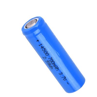 Şarj Edilebilir 14500 Lifepo4 3.2 V 600mah Pil 800 kez Döngü Ömrü