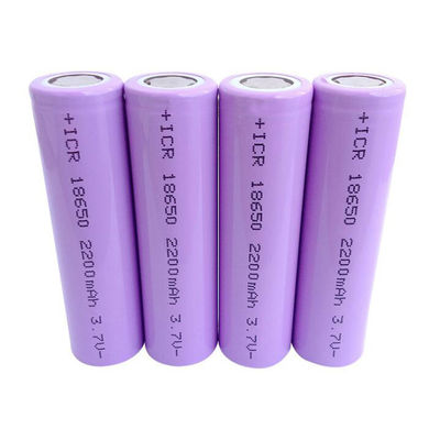 1800mAh 2200mah 2400mah 2600mah 3.7 V 18650 Şarj Edilebilir Lityum Pil 1C