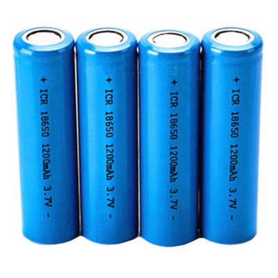 1800mAh 2200mah 2400mah 2600mah 3.7 V 18650 Şarj Edilebilir Lityum Pil 1C