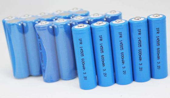 14500 3.2V600mah Lityum LiFePO4 Pil