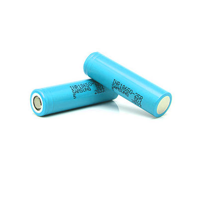 Elektrikli Bisikletler 3.7V 2500mAh 20A 25R 18650 Lityum İyon Pil 0.05kg
