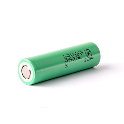 20A 3.6 V 2500mah Pil 18650 Lityum Şarj Edilebilir Pil INR18650-25R Korumalı