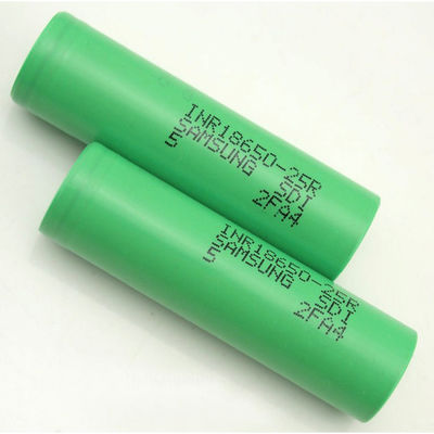 20A 3.6 V 2500mah Pil 18650 Lityum Şarj Edilebilir Pil INR18650-25R Korumalı