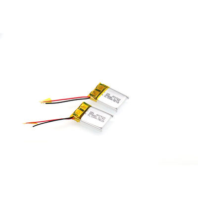 400930 90mah 3.7v silindirik oem yüksek sıcaklık lityum polimer pil