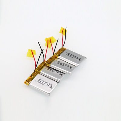Elektrik motoru için Li-polimer şarj edilebilir pil 3.7v 200mAh