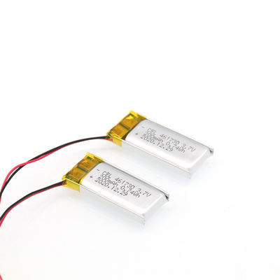 UL CE ile şarj edilebilir özel 5mm 3.7v 200mah li-ion polimer pil/li-po pil