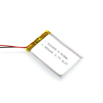 Mp3 Mp4 Kulaklık için OEM ODM 852940 3.7v950mah Lityum İyon Polimer Pil