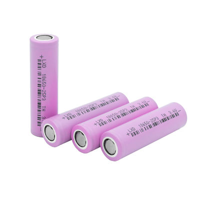 3C Max 3.6v 2500mah 18650 Lityum İyon Pil Lityum Silindirik Hücreler