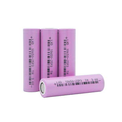 3C Max 3.6v 2500mah 18650 Lityum İyon Pil Lityum Silindirik Hücreler
